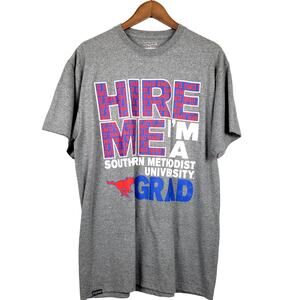 NEW! Jansport SMU Hire Me Grad Tee - L